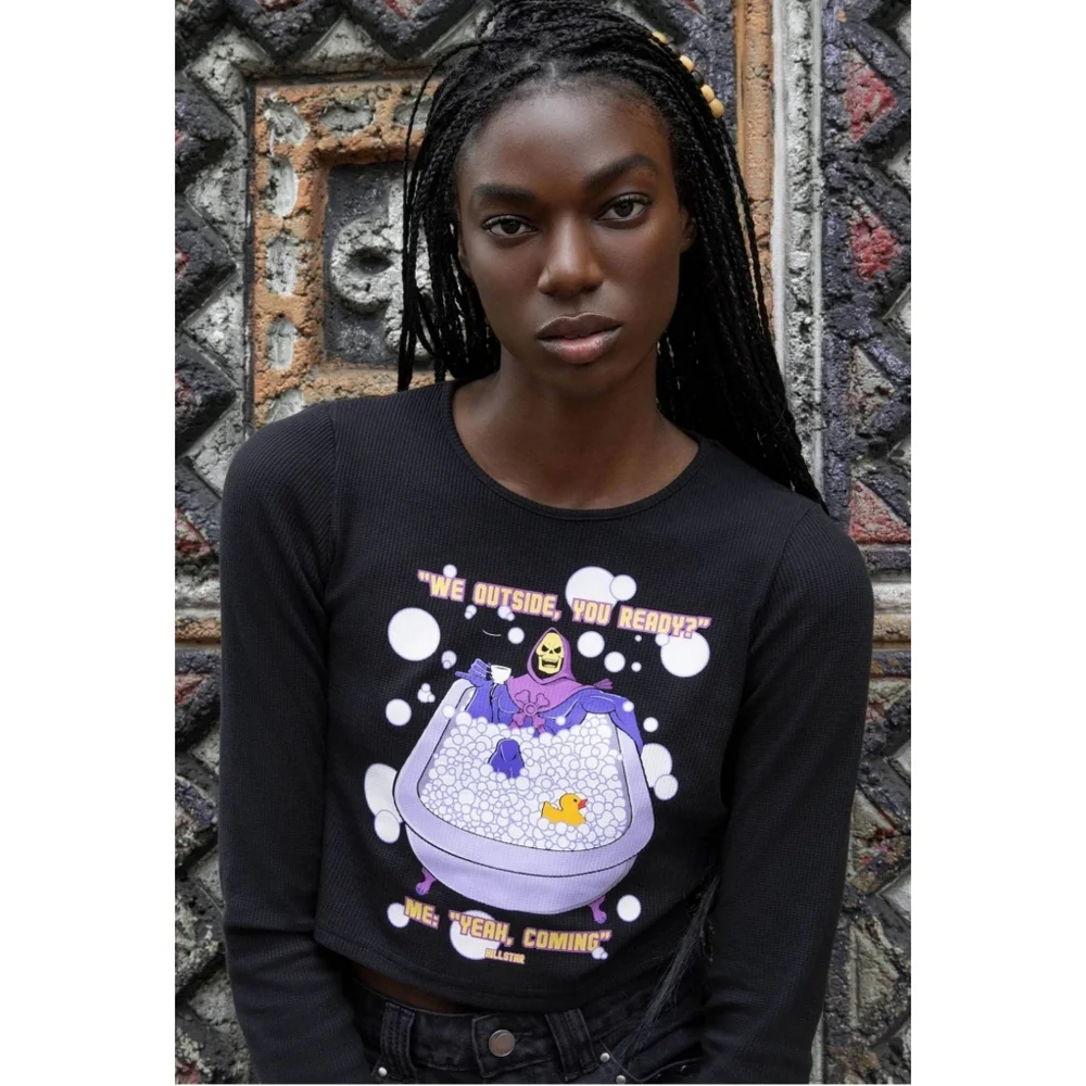 Killstar Skeletor Chillax Thermal NWT - Picture 1 of 5
